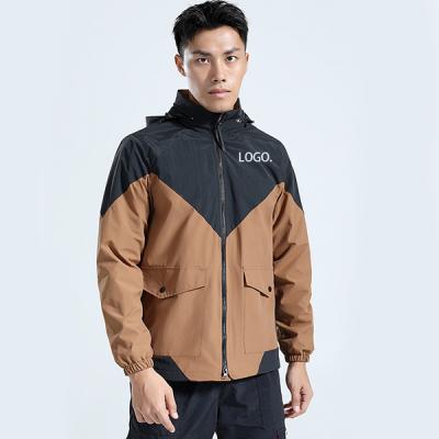 China 2021 Paypal cotton sport softshell heavy fleece men's waterproof acceptable outdoor coat zip up hooded jacket with custom logo print for sale