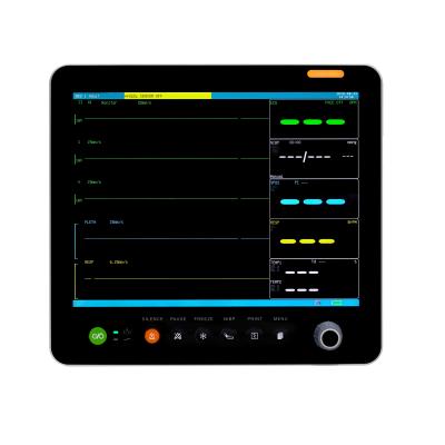 China 1.14.1_Cheap Price ECG Inchmulti Portable 15 Parameter Patient Monitor For ICU CCU for sale