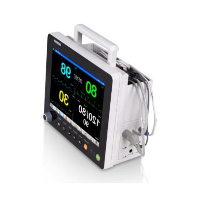 China Hospital ICU ICU Ambulance Patient Monitor 15 Inch Multiparameter Inpatient Monitoring Equipment for sale