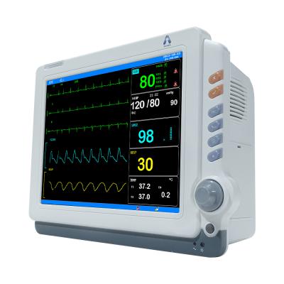 China Hot Selling Six Parameters Hospital Patient Ambulance Medical Portable ICU Multi Parameter Patient Monitors for sale