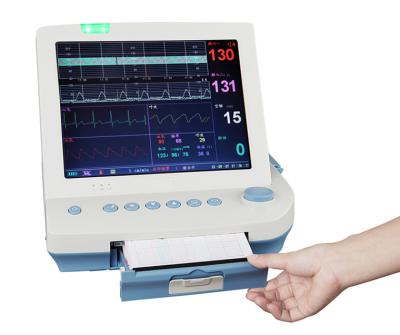 China Hospital 12 Inch Large Screen Portable Fetal Monitor CTG Monitor Machine Heartbeat Monitor For Pregnant Use for sale