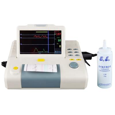 China Portable FHR Hospital Ctg Baby Heartbeat Toco Fetal Monitor for sale