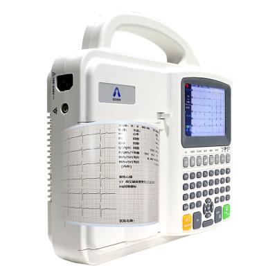 China Manual / Auto Operating Hospital Equipment 6 Channel Ekg Ecg Machine Monitor Stress Veterinary Electrocardiograph Modes for sale