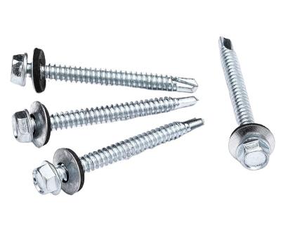 China Pan Top Fashion Zincaluminum Countersunk Concrete Head Zincflake Coated Round Screws for sale