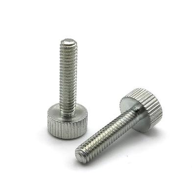 China New China Manufacturer Din 653 Flat Screw Flat Knurled Thumb Screw Knurled Head Thumb Screw for sale