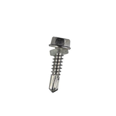 China HEX Factory Price Tapping Screws Hex Head Wood Screws Covering Rubber Washer Screws For Wood for sale