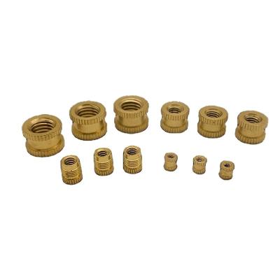 China High Quality Brass Pan Nuts Various Threaded Insert Nuts For Wood With Flange Furniture Insert Nuts for sale