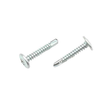 China Pan New Product Drywal Truss Drillscrews Zincaluminum coated flat screws for sale