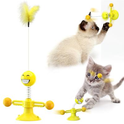 China Manufacturers Customized Wholesale Viable Interactive Cat Feather Toy for sale