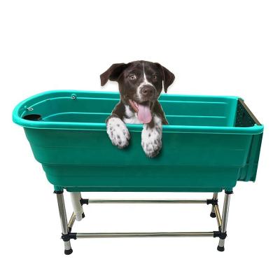 China Durable Customized Wholesale Plastic Dog Grooming Bath Tub Dog Pet Tub Durable for sale