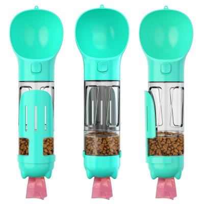 China Viable Turquoise Portable Pet Water Bottle With Leak Proof Dog Water Bottle Dispenser for sale