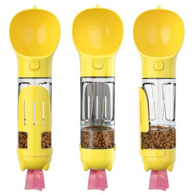 China Viable Manufacture Wholesale Yellow Portable Water Bottle Dog Water Bottle High Quality Dispenser for sale