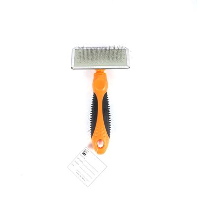 China Wholesale OEM Pet Hair Removal Comb Dog Cat Open Knot Deshedding Brush Viable Pet Comb For Pet Grooming for sale