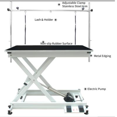 China High Quality Super Durable Large Size Durable Dog Pet Grooming Table Durable Pet Grooming Table With Arms for sale