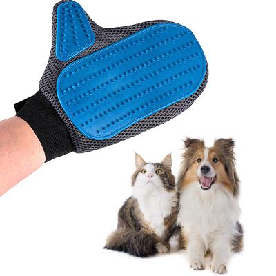 China Free Sample Sustainable Pet Hair Removal Gloves For Cats Dogs Pets Washing Deshedding Massage Gloves for sale