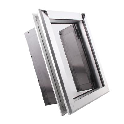 China High Quality Durable Aluminum Plush Door Design Comfortable Dog Pet Door for sale