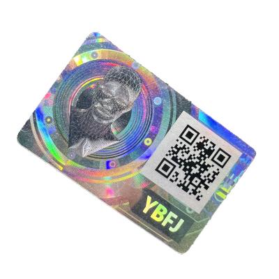 China Custom Security Anti Counterfeit Anti Counterfeit QR Code Holographic Sticker for sale