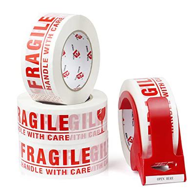 China Heat Sensitive Handle With Care Thank You Shipping Label Fragile Warning Packaging Stickers Permanent Adhesive for sale