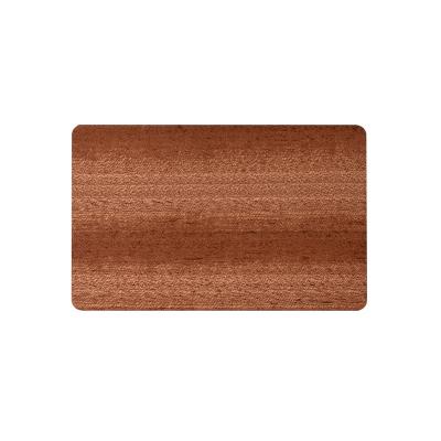 China Waterproof / Standard size 13.56mhz waterproof hotel rfid wooden key cards NFC smart card for sale