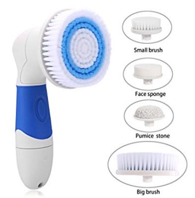 China Multi Functional Electric Scrub Brush For Face / Body , Facial Electric Cleansing Brush for sale