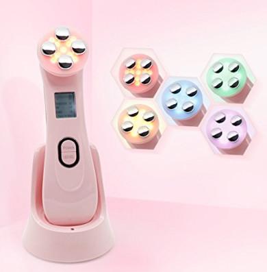 China Skin Rejuvenation 5 In 1 EMS Facial Machine / LED Photon Skin Care Devices for sale