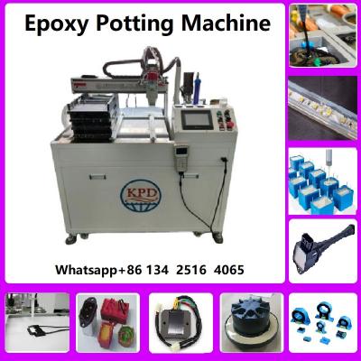 China Ab Glue Dispenser Epoxy Application Machine 2 Components Metering Mixing Dispensing System for wheel sensor Te koop