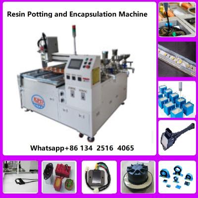 China AB Glue Two Component Mixing Automatic Epoxy Resin Dispenser potting resin ab machine for sale