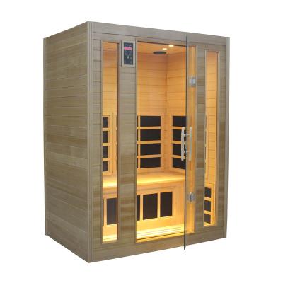 China Home Computer Control Panel Low Infrared Indoor Infrared Personal Sauna Mobile Emf Far Infrared Sauna Room for sale