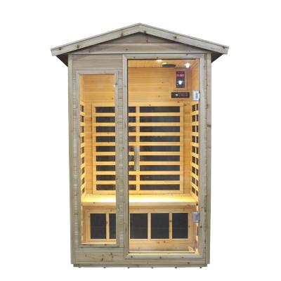 China Computer Control Panel New Design Infrared Sauna Steam 1-6 Person Sauna Room Wooddry Steamfar Solid Infrared for sale