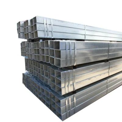 China 6 Meter Liquid Pipe 2mm Thick Hot Dip Galvanized Pre Welding ERW Square Steel Pipes Rating for sale