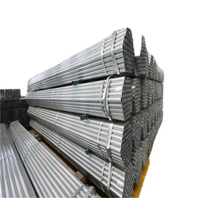 China Supply Steel Pipe Liquid Pipe Porcelain Galvanized Steel Pipe 1.5 Inch Porcelain Galvanized Round Pipe for sale