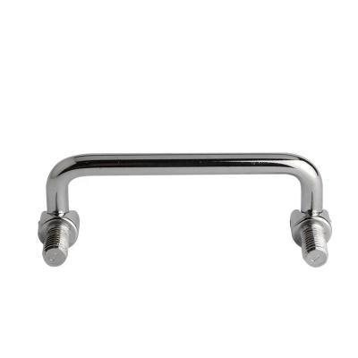 China LS506 ss304 120mm modern folding cabinet door handles and pulls U shape folding cabinet pull handles for sale