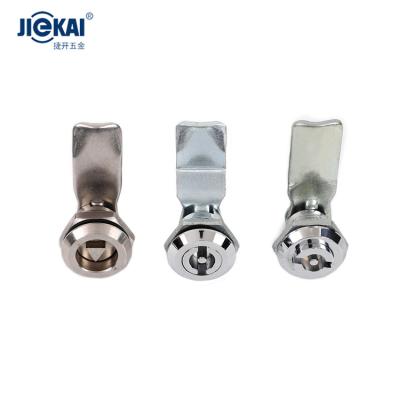 China Industrial Cabinet JK603 22mm Silver Chrome Coated ZDC Industrial Cabinet Barrel Cam Locks for sale