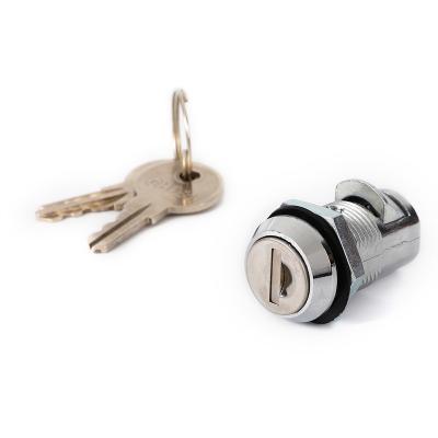 China Zinc Alloy Cabinet Lock High Security JK522 19mm RV Cylinder Motorhome Push Locks Cam Lock for sale