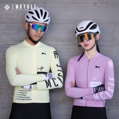 China Breathable Mcycle Men's Cycling Clothing Comfortable Quick Dry Bicycle Bike Jersey Shirt Breathable Long Sleeves Wholesale  Cycling Jersey for sale