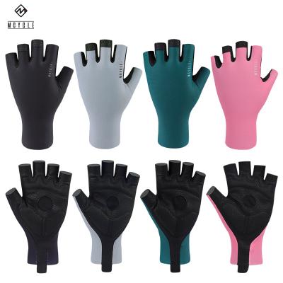 China UV Protection Mcycle Wholesale Half Finger Cycling Gloves Laser Cutting end Anti-shock Bike Glove Anti-slip Cycling Gloves Custom Logo for sale