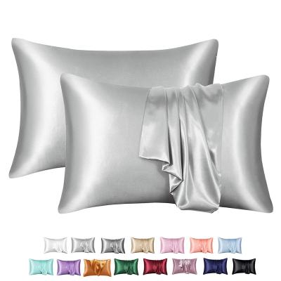 China Anti-Static Custom Breathable Soft 100% Mulberry Silk Pillowcase Set Home Decor Luxury For Hair Vegan Satin Silk Pillow Covers Cases for sale