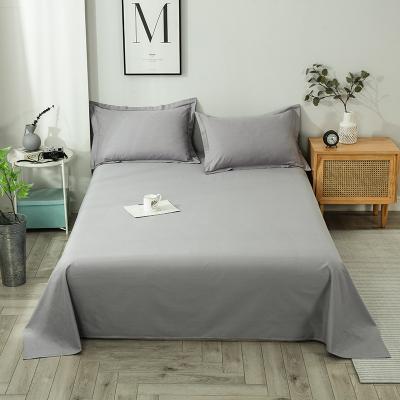 China Nondisposable Competitive 100% Cotton Bed Sheets King Size Bedding Set 400TC Cotton Fitted Sheet Bedspread And Pillowcase for sale