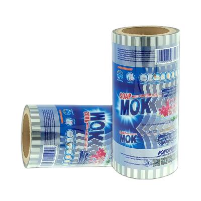 China Moisture Proof Plastic Film Roll Sheet Food Wrapping Soft Packaging Film Roll Detergent Packaging Stock for sale