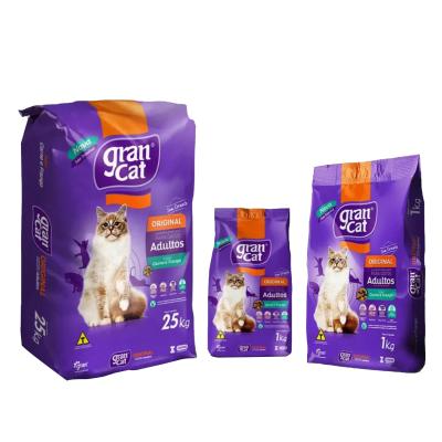 China Custom Matte Service Moisture Proof Printing With Packaging Design High Capacity Side Gusset Bag Pet Food Packaging Bag for sale