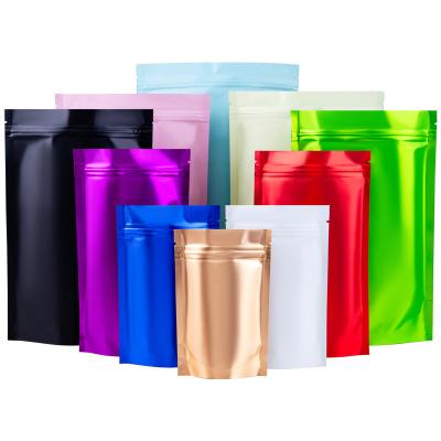 China Custom Eco - Friendly Reusable Matte Food Packaging Bag Reusable Barrier Bags Stand Up Zipper Pouch for sale