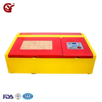 China Laser Engraving LES-40K Mini Rubber Stamp Engraving Machine Rubber Stamp Laser Engraving Machine Laser Stamping Machine Laser Stamp Maker for sale