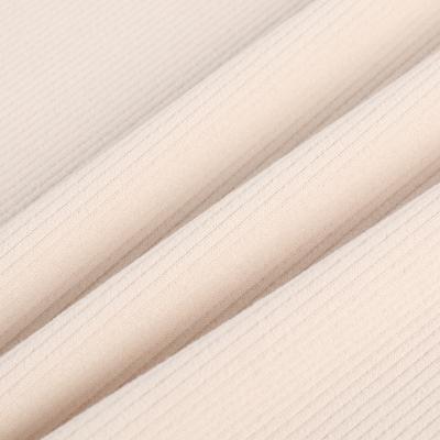 China Memory Fall/Winter Stretch Fabric Soft Ribbed Basement Sweater And Pant Fabric for sale