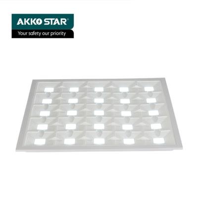 China Modern Akkostar 600x600mm Square LED Grill Light 96w Recessed Ceiling Lamp for sale