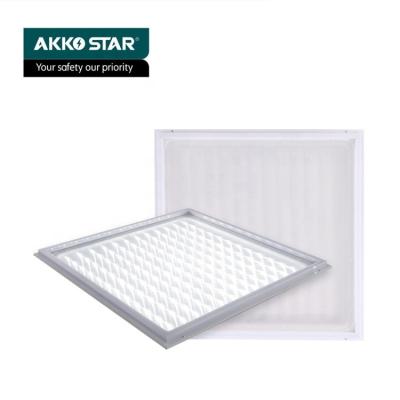 China Akkostar Modern 0.35mm Thickness Commercial LED Ceiling Grill Lamp LED Grill Light For Office for sale