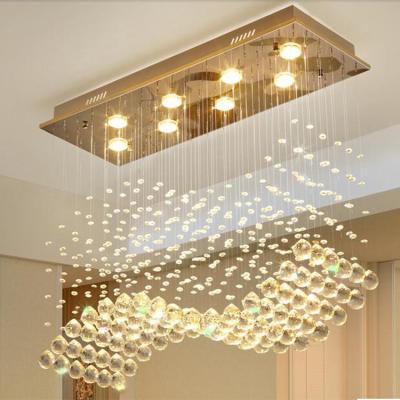 China New Metal Lighting Modern Hotel Lobby Chandelier Crystal Lighting Pendant Lights Modern Lobby Living Room for sale