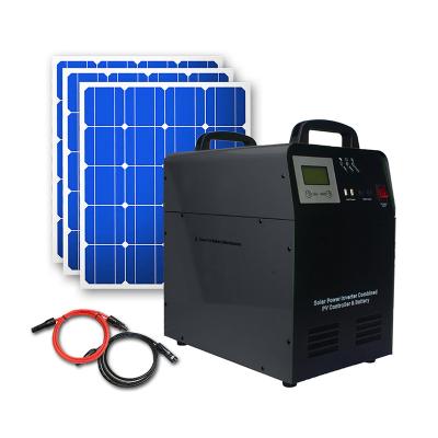 China 100 Watt AC DC Power System 1800w Small Solar Powered Generator 110v 220v Portable Solar Powered System 300w 230v Price for sale