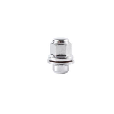 China Toyota Silver Color Nut Chrome Plating Wheel Nut With Trim Nut For Car for sale