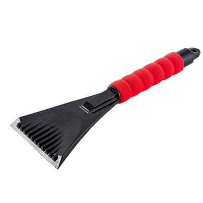 China ABS Material Universal Red Black Red Ice Crusher Ice Scraper For Car Window for sale