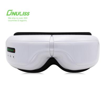 China Wireless Rechargeable Eye Massager Device Vibration Blood Vessels Removal Electric Smart Music Eye Massager With Heat for sale